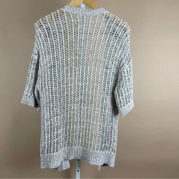 Free People Womens XS Wool Blend Knit Oversized Slouchy Cardigan Shrug Beachy - Picture 2 of 7